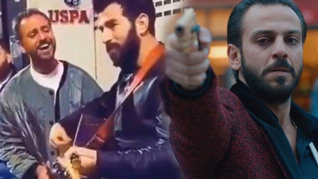 Erkan Kolçak Köstendil, Beyoğlu'nda sokak müzisyenlerine böyle eşlik etti! 