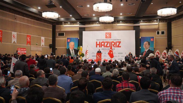 Yeniden Refah Partisi Genel Başkanı Fatih Erbakan Konya'da konuştu: G4