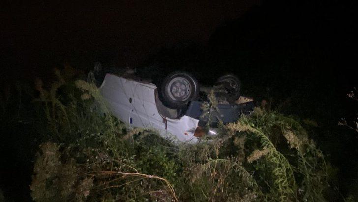 Samsun'da şarampole devrilen minibüsteki 8 kişi yaralandı G3