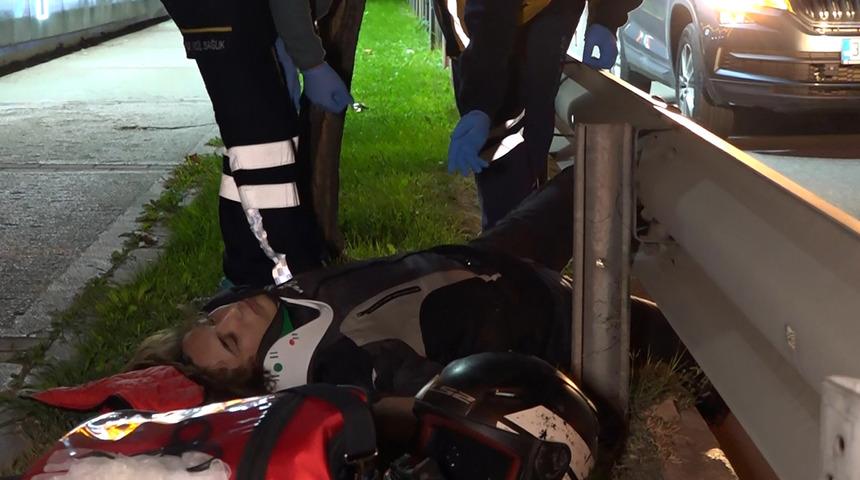 Bursa'da feci kaza! 10 metrelik viyadükten düştü