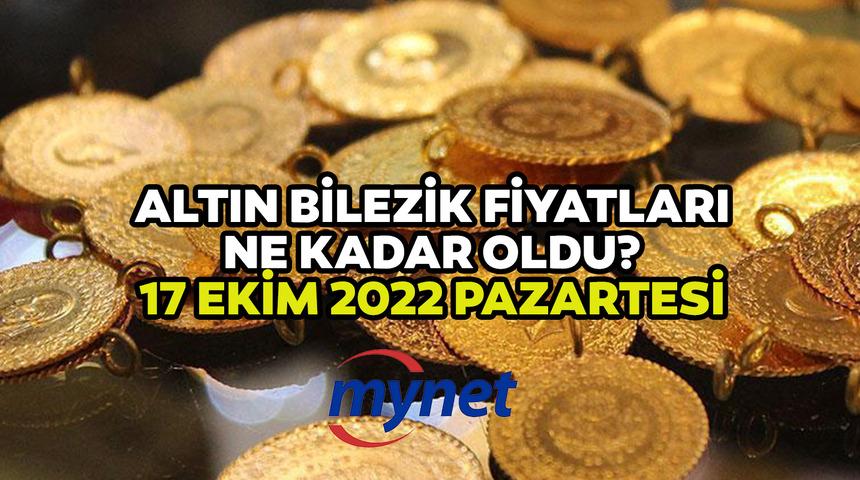 14 ayar altın bilezik ne kadar? 17 Ekim 2022 Pazartesi 14, 18, 22 ayar altın bilezik fiyatları!