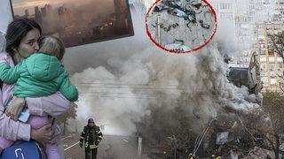 SON DAKİKA  | Bu sabaha bombalarla uyandılar! Kiev'e kamikaze dronlarıyla saldırdılar