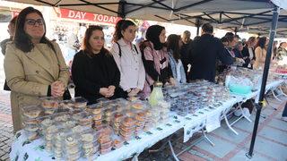 Şehit astsubay Yusuf Ataş'ın vasiyetinin yerine getirilmesi için kermes düzenlendi