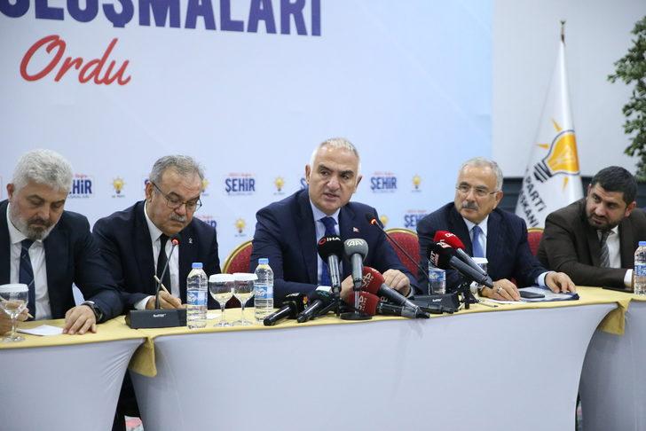 Kültür ve Turizm Bakanı Mehmet Nuri Ersoy, Ordu'da konuştu: G1