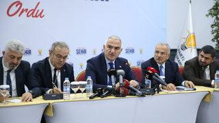 Kültür ve Turizm Bakanı Mehmet Nuri Ersoy, Ordu'da konuştu: