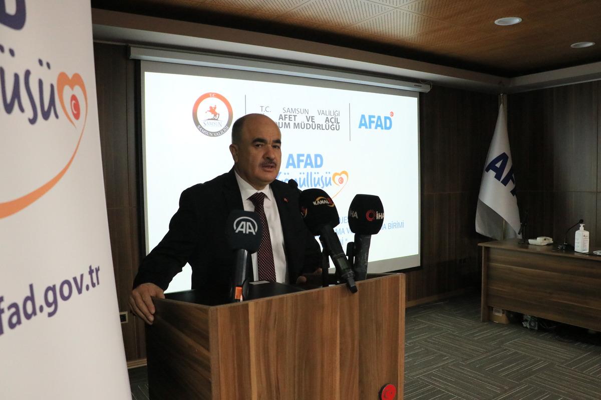 Samsun'da 24 &ouml;ğretmen Destek AFAD G&ouml;n&uuml;ll&uuml;s&uuml; belgesi aldı