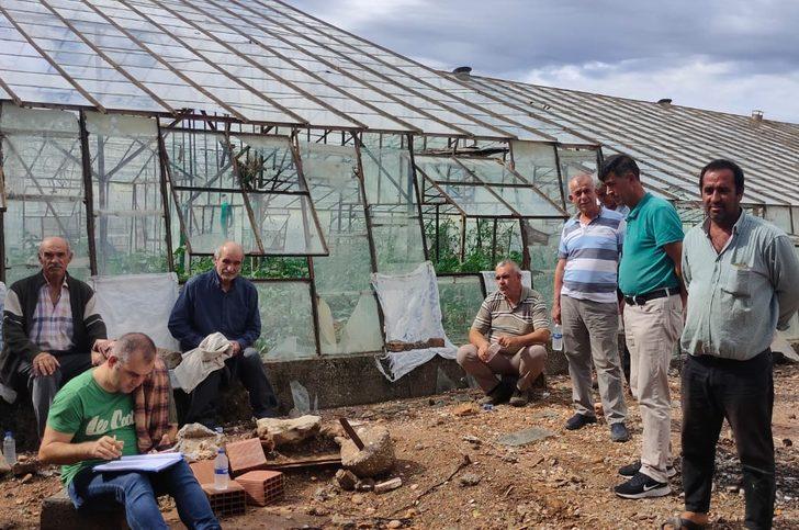 Antalya'da dolu ve fırtınadan etkilenen tarım alanlarında hasar tespiti yapılıyor G1