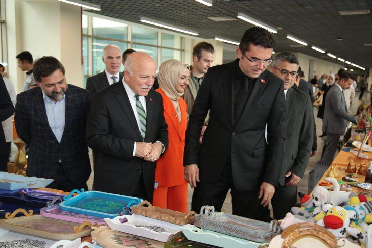 Erzurum Şehir Hastanesinde tedavi gören hastalar el sanatlarını sergiledi G2