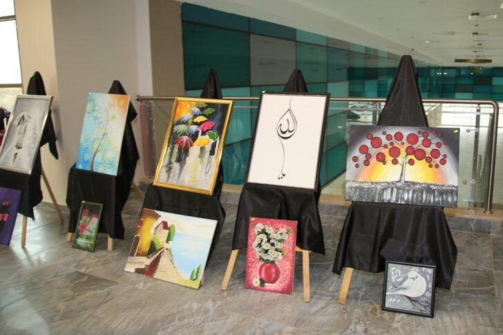 Erzurum Şehir Hastanesinde tedavi gören hastalar el sanatlarını sergiledi G3