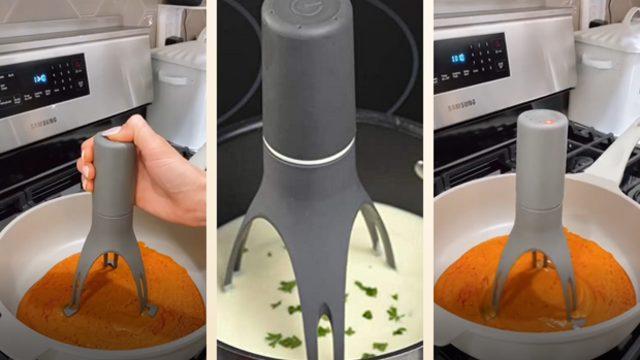 Yemeklerinizi mutfakta uzun saatler harcamadan yapmanızı sağlayacak otomatik yemek karıştırıcı