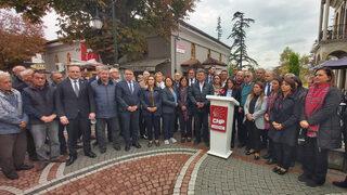 CHP heyeti, maden ocağında patlama yaşanan Amasra'da temaslarda bulundu