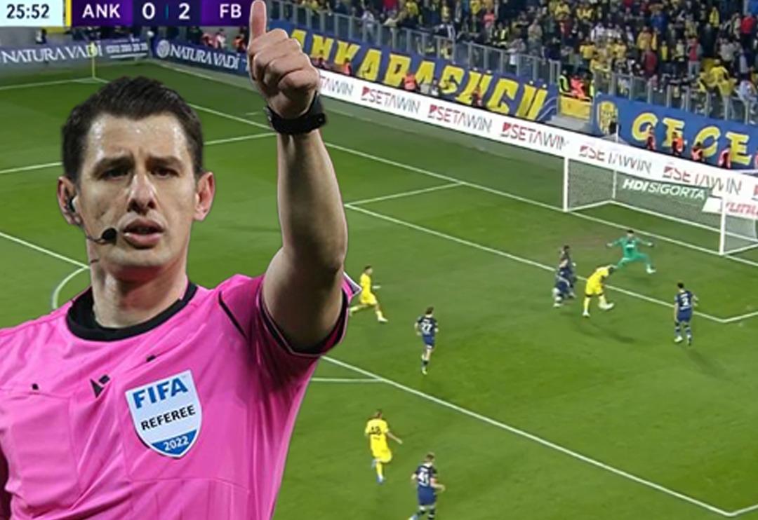 Ankarag&uuml;c&uuml;-Fenerbah&ccedil;e ma&ccedil;ı karıştı! Ne olduysa saniyeler i&ccedil;inde oldu...