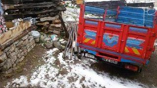 Yılın ilk karı Artvin'e yağdı