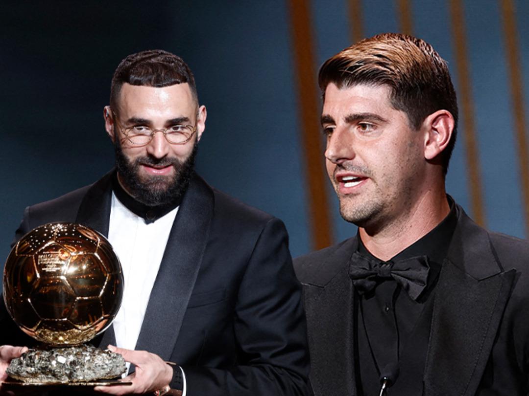 Son dakika: 'Takım arkadaşının &ouml;d&uuml;l&uuml;ne g&ouml;z koymuş!' Ballon d'Or &ouml;d&uuml;l&uuml; sonrası ortalık karıştı! Thibaut Courtois, 'Karim Benzema i&ccedil;in mutluyum' dedi ama sitem etti...