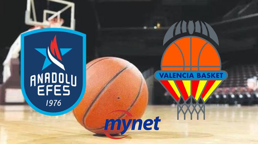 Anadolu Efes Valencia maçı hangi kanalda, saat kaçta? Anadolu Efes Valencia maçı canlı yayını şifresiz mi?