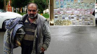 Dilenci 'Banker Arif'in üzerinden çıkan para şaşkına çevirdi! 'Bu benim günlük kazancım'