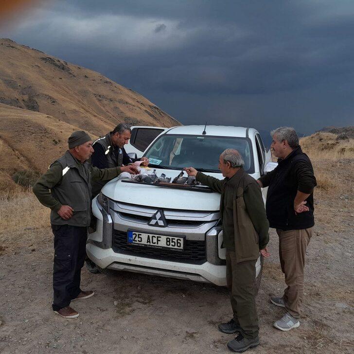 Erzurum'da dronlu denetimlerde usulsüz avlanan 17 kişiye ceza uygulandı G5
