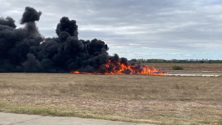 Çorlu Atatürk Havalimanında kaza kırım ve yangın tatbikatı yapıldı G1