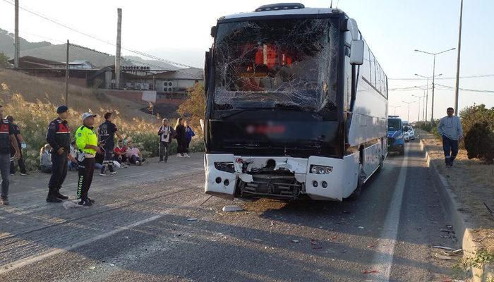 Manisa'da zincirleme trafik kazası! 22 kişi yaralandı