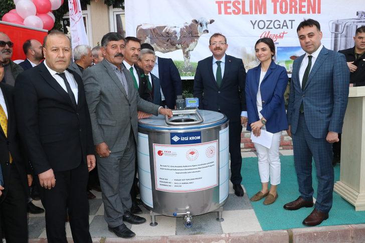 Yozgat'ta 116 süt soğutma ve depolama tankı dağıtıldı G1
