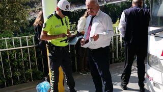Muğla'da şehirler arası yolcu otobüsleri sivil polislerce denetleniyor