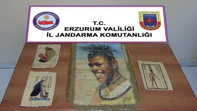 Pablo Picasso imzasını taşıyan tablo Erzurum’da yakalandı