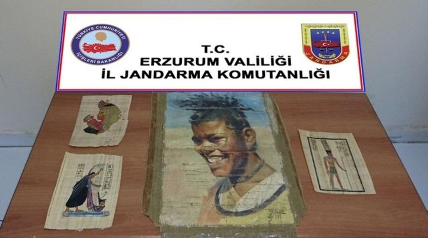 Pablo Picasso imzasını taşıyan tablo Erzurum&rsquo;da yakalandı