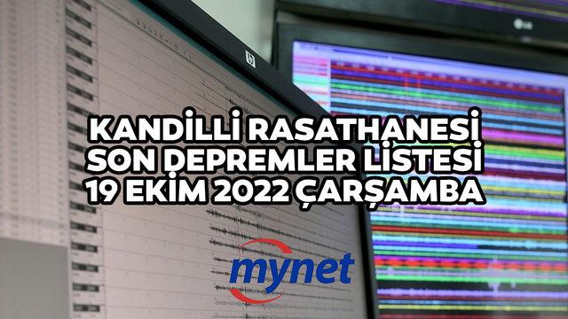 SON DEPREMLER 19 EKİM 2022: Deprem mi oldu? 19 Ekim AFAD ve Kandilli Rasathanesi son dakika açıklaması