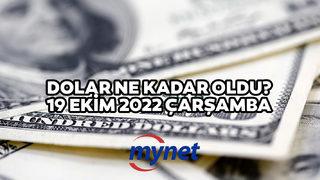 Dolar ne kadar, kaç TL? İşte 19 Ekim 2022 Çarşamba euro ile dolar canlı ve anlık alış satış fiyatları!