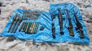 Bingöl'de PKK'ya ait silah ve mühimmat ele geçirildi