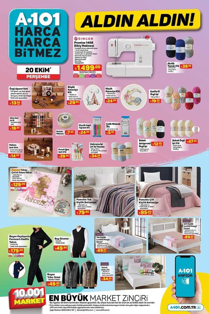 EVLENECEKLERE MÜJDE! Uygun fiyatlı ev eşyası 20 Ekim A101 kataloğunda! İşte A101 aktüel kataloğu G5