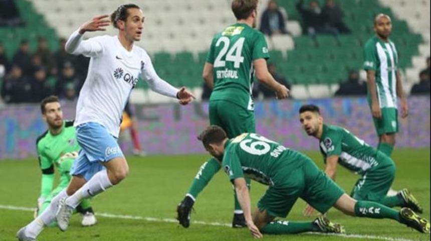 Trabzonspor Bursaspor ma&ccedil;ı: Bursa ligde kaldı!