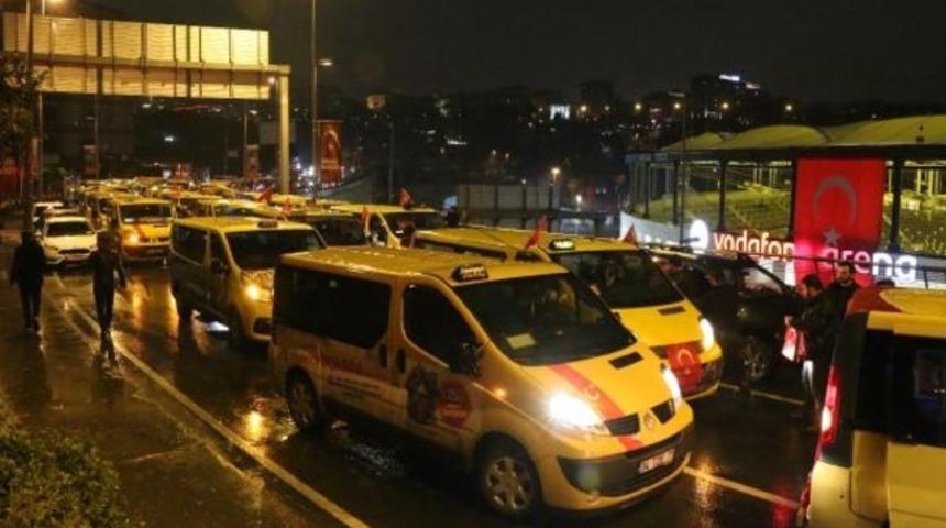 Şof&ouml;rler, ter&ouml;r saldırısını protesto etti