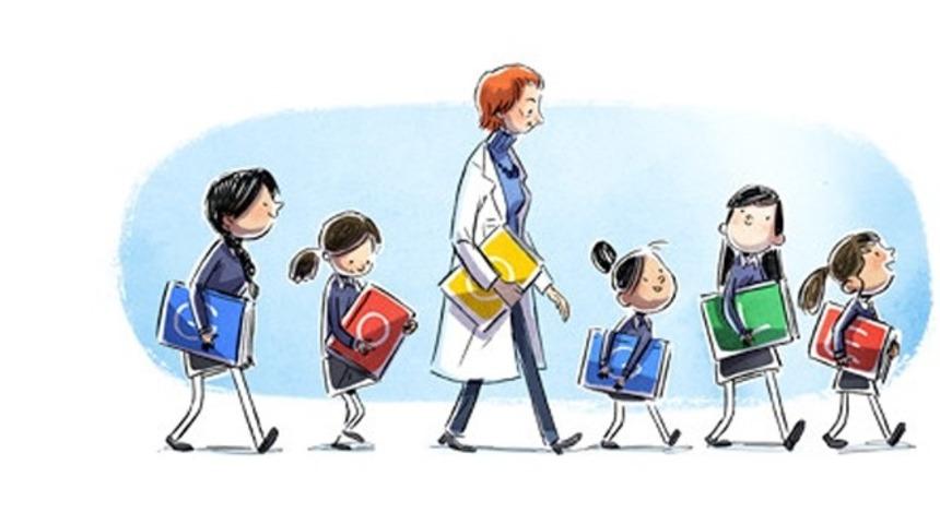 Google'dan Türkan Saylan'ın doğum gününe özel doodle