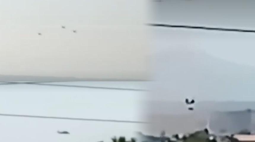 Yunanistan'dan yeni provokasyon! T&uuml;rk k&ouml;ylerinin &uuml;zerinden al&ccedil;ak u&ccedil;uş yaptılar