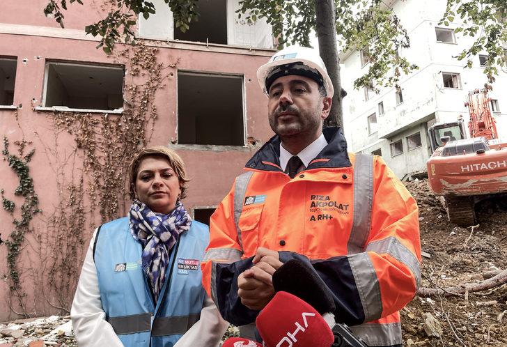 Beşiktaş Belediyesi kentsel dönüşüm kapsamında 2 binanın yıkımını gerçekleştirdi G4