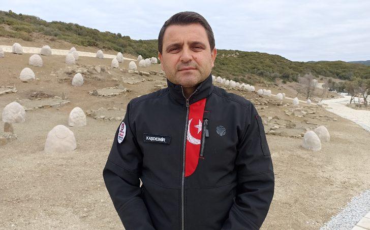 Çanakkale'de 322 şehit mezarının bulunduğu Projektör Tepe Şehitliği ihya ediliyor G5