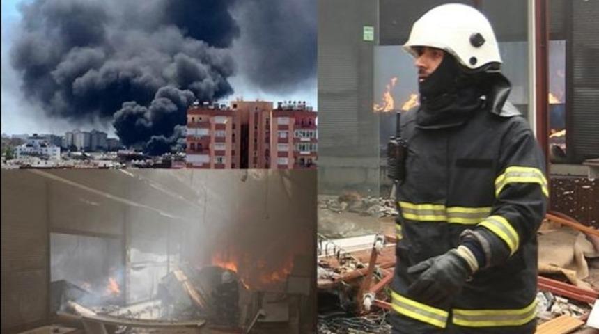 Antalya Festival Çarşısı'nda yangın