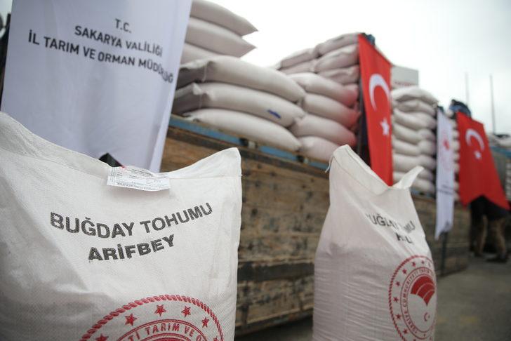 Sakarya'da 512 çiftçiye 100 ton yerli buğday tohumu dağıtıldı G1