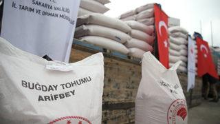 Sakarya'da 512 çiftçiye 100 ton yerli buğday tohumu dağıtıldı