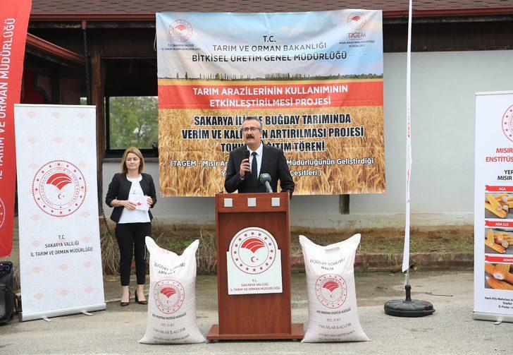 Sakarya'da 512 çiftçiye 100 ton yerli buğday tohumu dağıtıldı G2