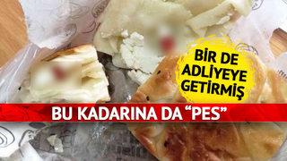 Su böreğinin içinden çıkanlar şaşkına çevirdi! Üstelik adliyede... Bu kadar da olmaz dedirtti