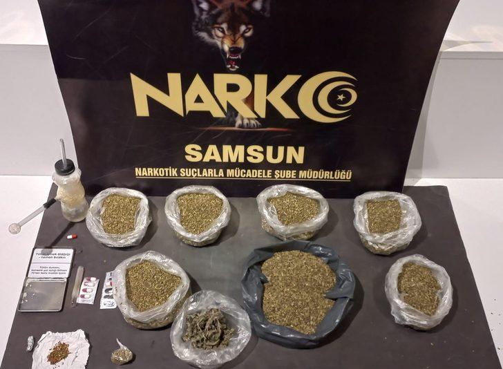 Samsun'da uyuşturucu operasyonlarında 6 zanlı yakalandı G3