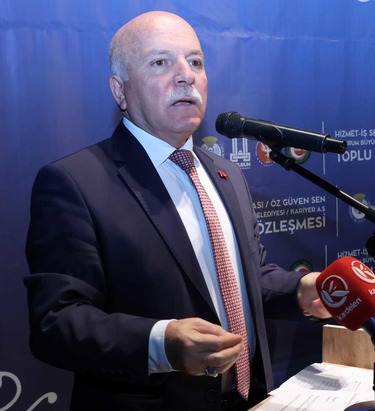 Erzurum B&uuml;y&uuml;kşehir Belediyesi iş&ccedil;i maaşlarına y&uuml;zde 75 zam yaptı