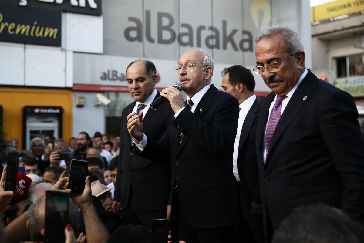 CHP Genel Başkanı Kılı&ccedil;daroğlu, Osmaniye'de esnafı ziyaret etti: