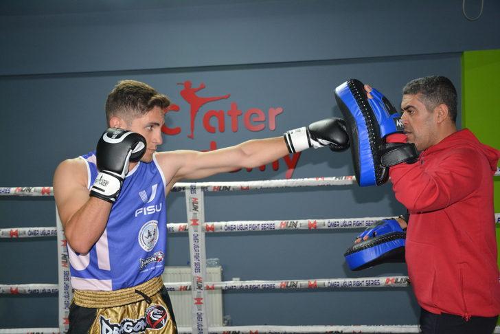 Milli sporcu Muhammed Karayılan, 2023 Muaythai Avrupa Şampiyonası'na hazırlanıyor G1