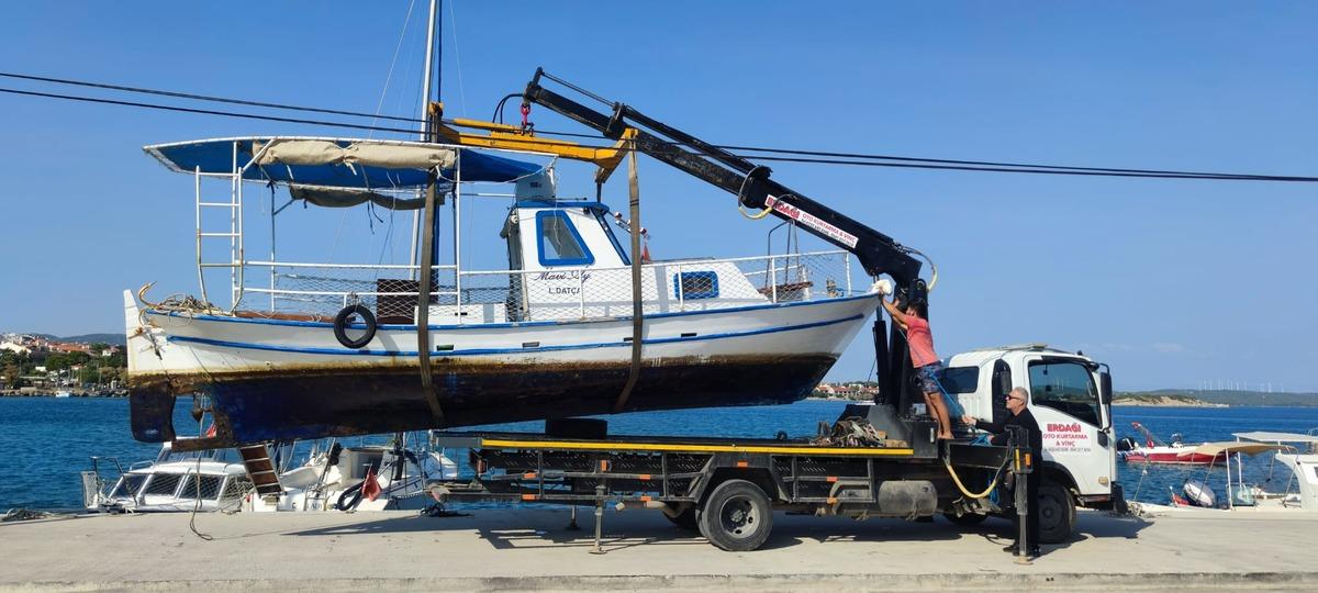 Dat&ccedil;a'da balık&ccedil;ı tekneleri kış sezonuna hazırlanıyor