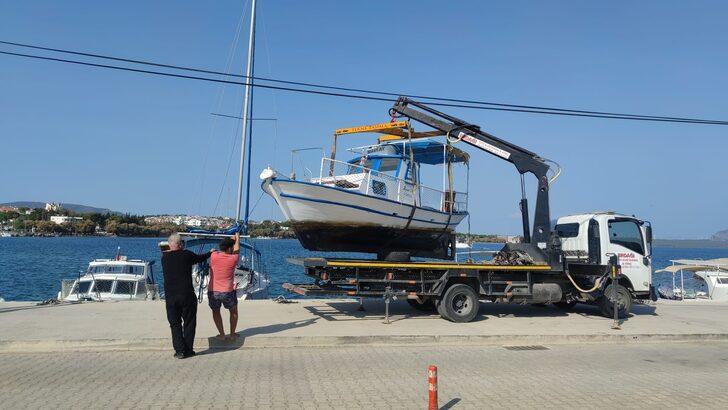 Datça'da balıkçı tekneleri kış sezonuna hazırlanıyor G2