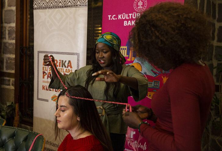 Başkentteki Afrika Kültür Evi'nde Afrika saç örgüsü tanıtıldı G4