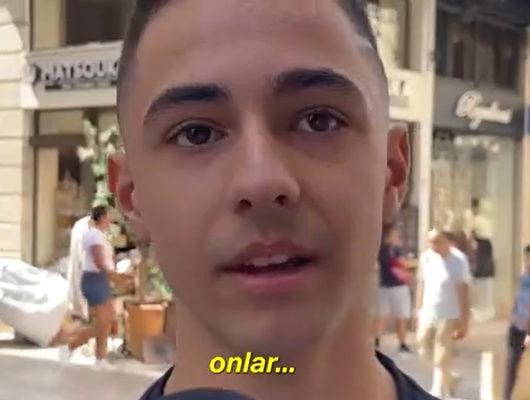 'Türkiye'den nefret eden' Yunan gencin videosu olay oldu